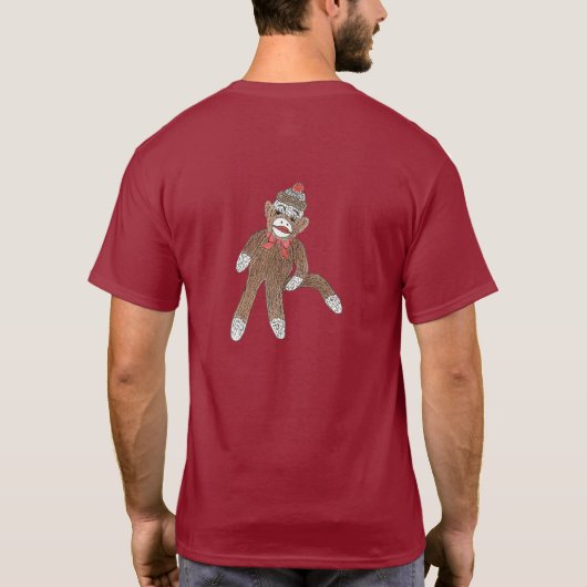Sock Monkey T-Shirt (Rückseite)
