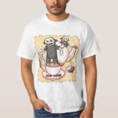Sock Monkey Teapot T - Shirt (Vorderseite)