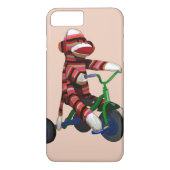 Sock Monkey Tricycle Case-Mate iPhone Hülle (Rückseite)