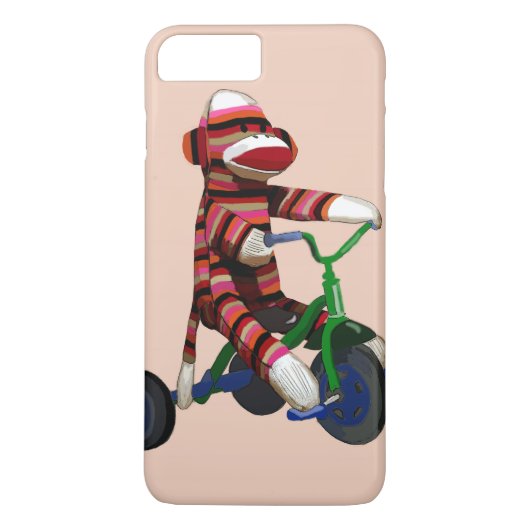 Sock Monkey Tricycle Case-Mate iPhone Hülle (Rückseite)