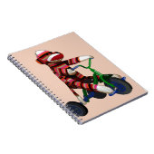Sock Monkey Tricycle Notizblock (Rechte Seite)