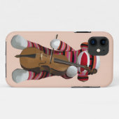 Sock Monkey und Cello 2 Case-Mate iPhone Hülle (Rückseite (Horizontal))