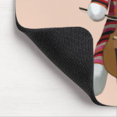 Sock Monkey und Cello 2 Mousepad (Ecke)