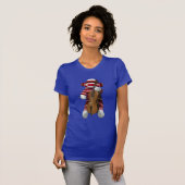 Sock Monkey und Cello 2 T-Shirt (Vorne ganz)