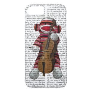 Sock Monkey und Cello iPhone 8/7 Hülle