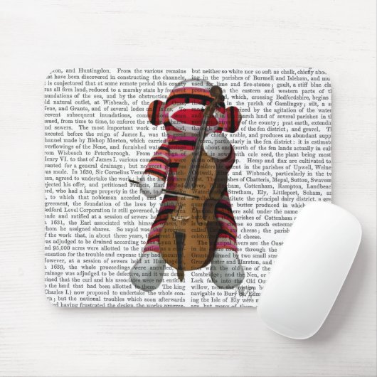 Sock Monkey und Cello Mousepad (Mit Mouse)