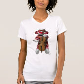 Sock Monkey und Cello T-Shirt (Vorderseite)