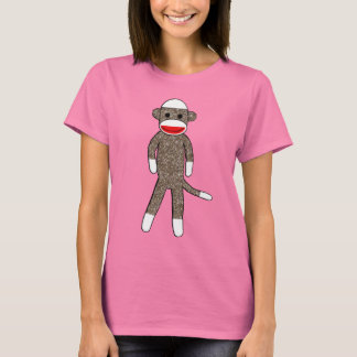 Sock Monkey von lil kolohe Jessica T-Shirt