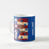 Sock Monkey Wahl Tasse (Vorderseite Links)