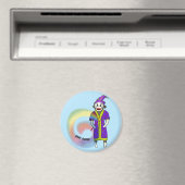 Sock Monkey Zauberer Magnet (In Situ (Geschirrspüler))