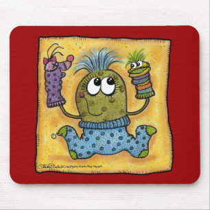 Sock Puppet Fun Mousepad