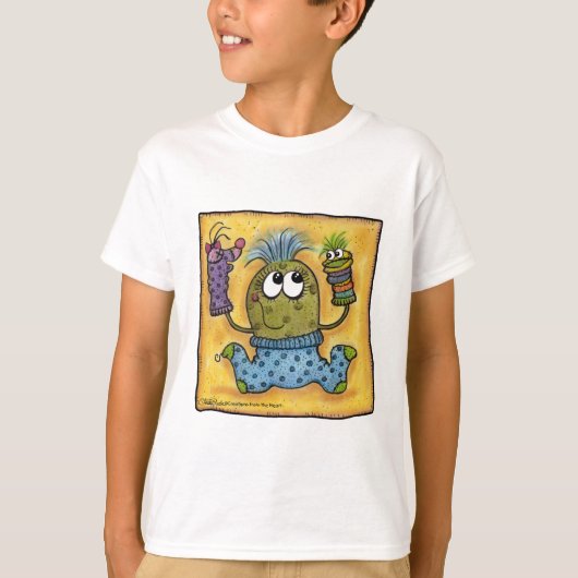 Sock Puppet Fun T-Shirt (Vorderseite)