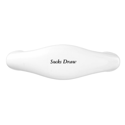 Sock Schublade Keramik Schubladengriff (Vorderseite)