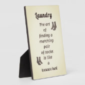 Sock Searching Delight Wäsche Day Fotoplatte (Seite)