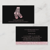 Sock Store Rose Gold Visitenkarte (Vorne/Hinten)