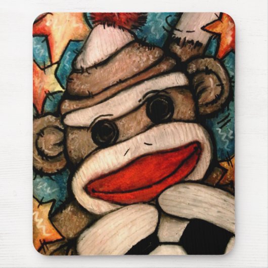 Socke-äh Affe Mousepad (Vorne)