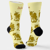Socke Dromedar Kamel Design (Gewinkelt)