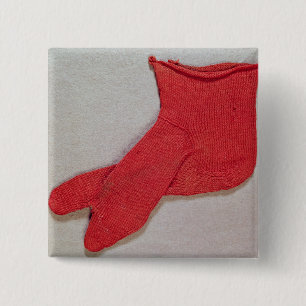 Socke, eine eines Paares von Ägypten, Button