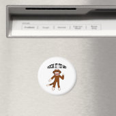 Socke Mir Zu Sockenaffe Magnet (In Situ (Geschirrspüler))