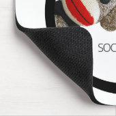 Socke Monkee Therapie-Bananen-Mausunterlage Mousepad (Ecke)