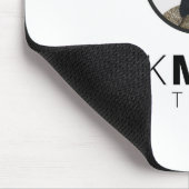 Socke Monkee Therapie - Kreis Mousepad (Ecke)