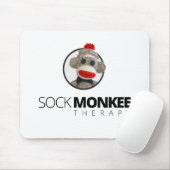 Socke Monkee Therapie - Kreis Mousepad (Mit Mouse)