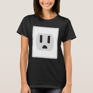 Sockel Easy Plug and Socket Coupé Halloween Costu T-Shirt