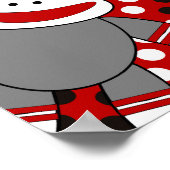 Sockel Monkey Kinderzimmer Wall Art Poster (Ecke)