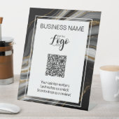 Sockel-QR-Code-Überprüfungs-Schild – Überprüfen Sockelschild (In Situ)