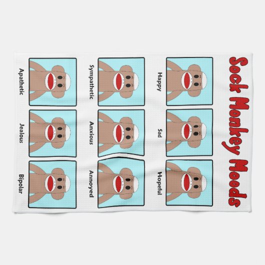 Sockelaffe Geschirrtuch (Horizontal)