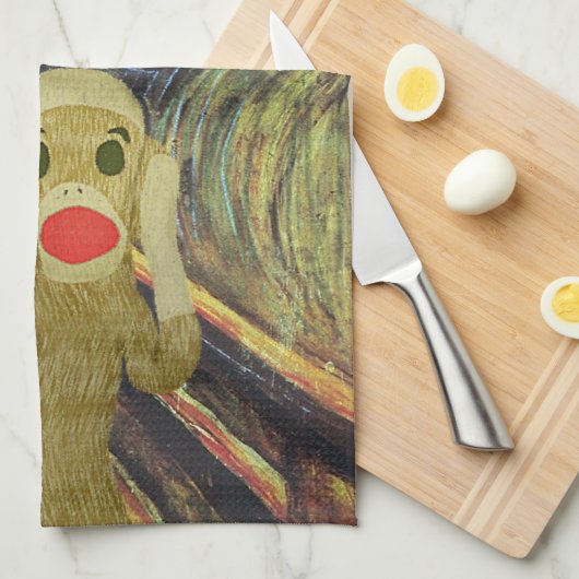 Sockelcreme Geschirrtuch (Viertel Falte)