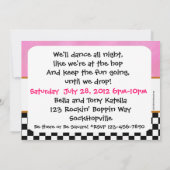 Sockellack-Party Einladung (Rückseite)