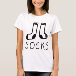 Sockels weißer T - Shirt
