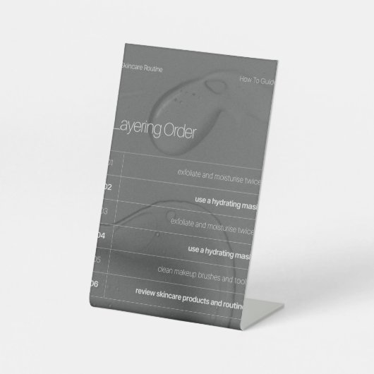 SOCKELSCHILD (Vorderseite)