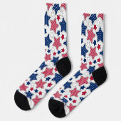 Socken #2 vom 4. Juli (Linkes Detail)