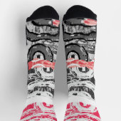 Socken – Abstract Land (Oben)