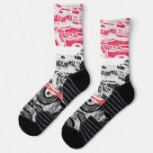 Socken – Abstract Land (Links)