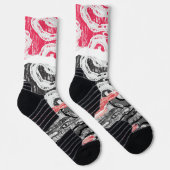 Socken – Abstract Land (Rechts)