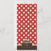 Socken-Affe-Babyparty laden ein Einladung (Rückseite)