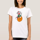 Socken-Affe-Basketball-T - Shirts und Geschenke (Vorderseite)