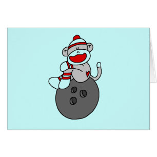 Socken-Affe-Bowlings-T - Shirts und Geschenke