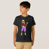 Socken-Affe-Boxer T-Shirt (Vorne ganz)