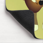 Socken-Affe-Countrymusik Mousepad (Ecke)