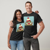 Socken-Affe-Engel u. Teufel T-Shirt (Unisex)