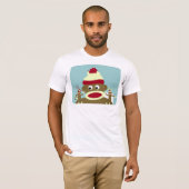 Socken-Affe-Engel u. Teufel T-Shirt (Vorne ganz)