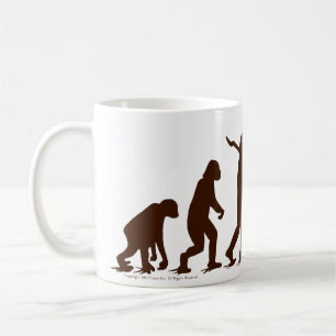 Socken-Affe-Evolution oh Yaaaah! Kaffeetasse