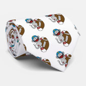 Socken-Affe-Fußball-T-Shirts und Geschenke Krawatte (Gerollt)