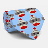 Socken-Affe-Gesicht Krawatte (Gerollt)