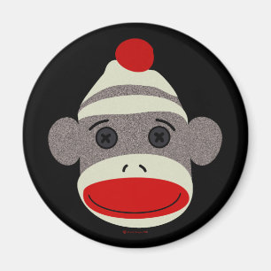 Socken-Affe-Gesicht Magnet