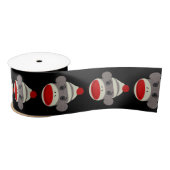 Socken-Affe-Gesicht Satinband (Spule)